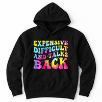 Expensive Difficult and Talks Back Groovy Mothers' Day Hoodie