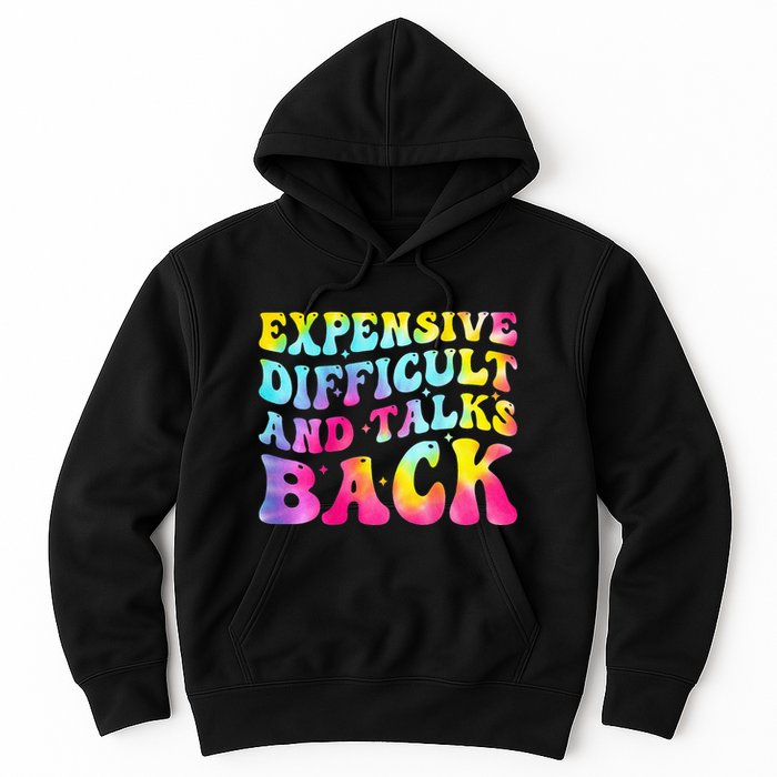 Expensive Difficult and Talks Back Groovy Mothers' Day Hoodie