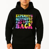 Expensive Difficult and Talks Back Groovy Mothers' Day Hoodie