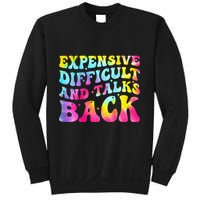 Expensive Difficult and Talks Back Groovy Mothers' Day Sweatshirt