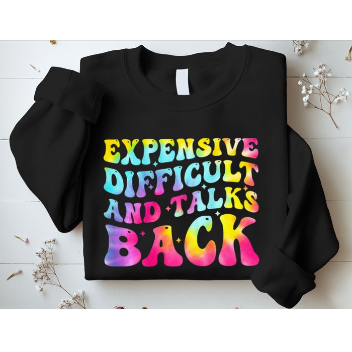 Expensive Difficult and Talks Back Groovy Mothers' Day Sweatshirt