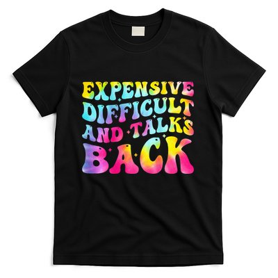 Expensive Difficult and Talks Back Groovy Mothers' Day T-Shirt