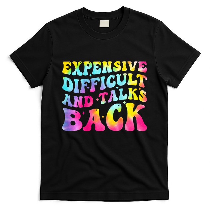 Expensive Difficult and Talks Back Groovy Mothers' Day T-Shirt