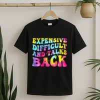 Expensive Difficult and Talks Back Groovy Mothers' Day T-Shirt