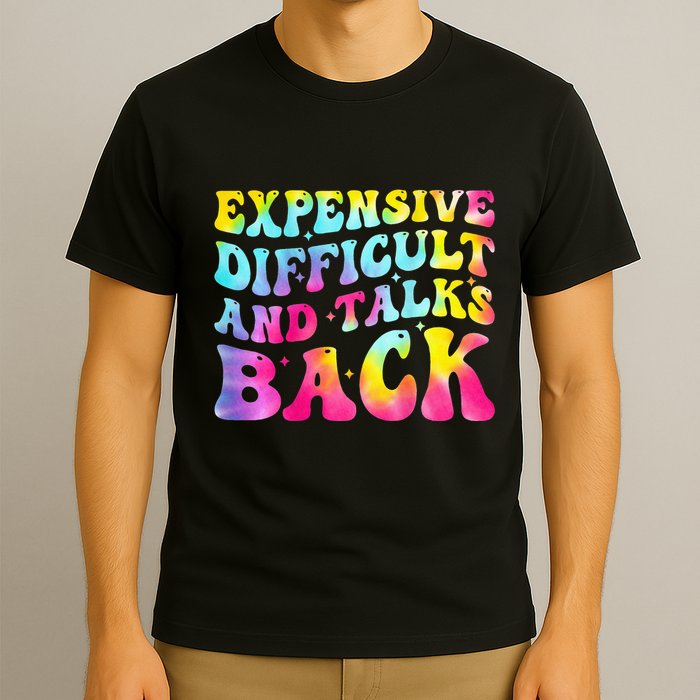 Expensive Difficult and Talks Back Groovy Mothers' Day T-Shirt