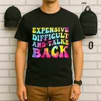 Expensive Difficult and Talks Back Groovy Mothers' Day T-Shirt