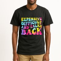 Expensive Difficult and Talks Back Groovy Mothers' Day Tall T-Shirt