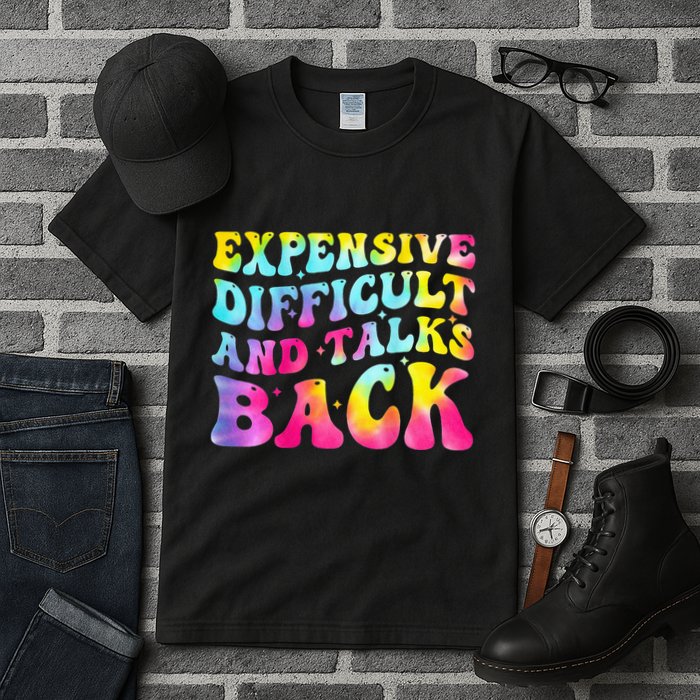 Expensive Difficult and Talks Back Groovy Mothers' Day Tall T-Shirt