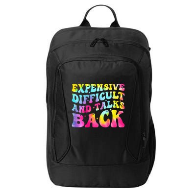 Expensive Difficult and Talks Back Groovy Mothers' Day City Backpack