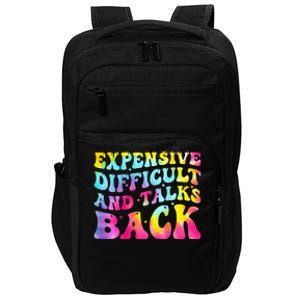 Expensive Difficult and Talks Back Groovy Mothers' Day Impact Tech Backpack