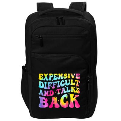 Expensive Difficult and Talks Back Groovy Mothers' Day Impact Tech Backpack