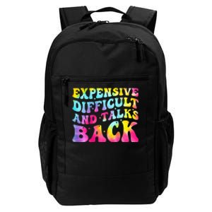 Expensive Difficult and Talks Back Groovy Mothers' Day Daily Commute Backpack