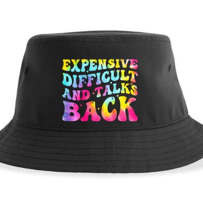 Expensive Difficult and Talks Back Groovy Mothers' Day Sustainable Bucket Hat