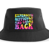 Expensive Difficult and Talks Back Groovy Mothers' Day Sustainable Bucket Hat