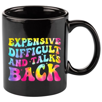 Expensive Difficult and Talks Back Groovy Mothers' Day 11oz C Handle Ceramic Mug