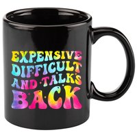 Expensive Difficult and Talks Back Groovy Mothers' Day 11oz C Handle Ceramic Mug