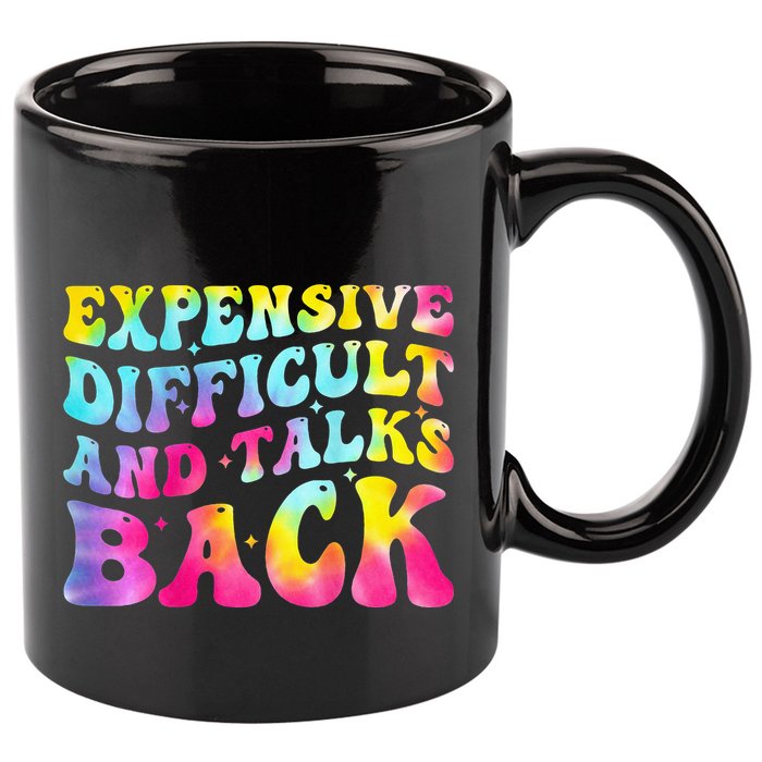 Expensive Difficult and Talks Back Groovy Mothers' Day 11oz C Handle Ceramic Mug