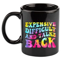 Expensive Difficult and Talks Back Groovy Mothers' Day 11oz C Handle Ceramic Mug