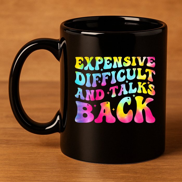 Expensive Difficult and Talks Back Groovy Mothers' Day 11oz C Handle Ceramic Mug