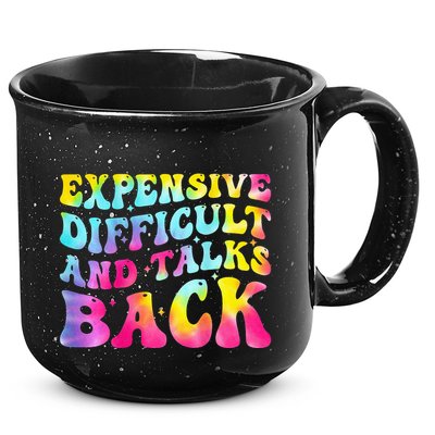 Expensive Difficult and Talks Back Groovy Mothers' Day 15oz Campfire Ceramic Mug