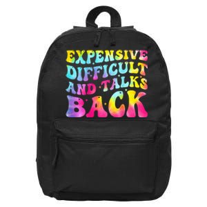 Expensive Difficult and Talks Back Groovy Mothers' Day 16 in Basic Backpack