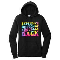 Expensive Difficult and Talks Back Groovy Mothers' Day Women's Pullover Hoodie