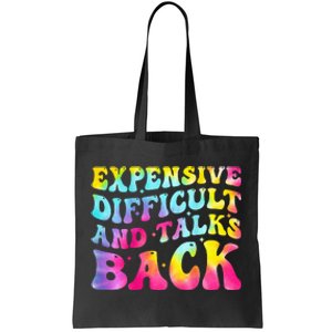 Expensive Difficult and Talks Back Groovy Mothers' Day Tote Bag