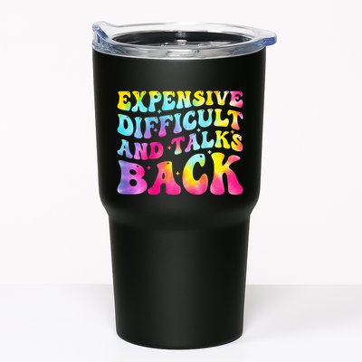 Expensive Difficult and Talks Back Groovy Mothers' Day Tumbler