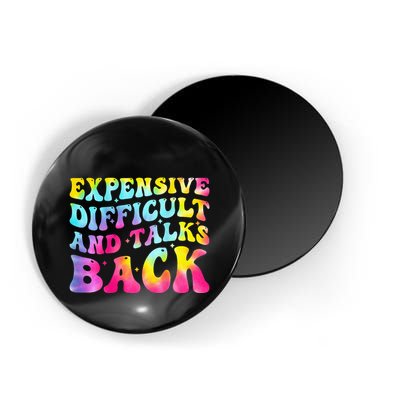 Expensive Difficult and Talks Back Groovy Mothers' Day Magnet