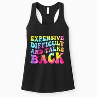 Expensive Difficult and Talks Back Groovy Mothers' Day Womens Tank Top