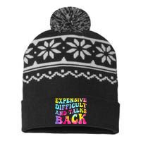 Expensive Difficult and Talks Back Groovy Mothers' Day USA-Made Snowflake Beanie