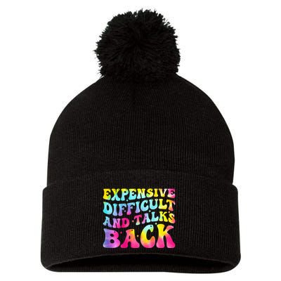 Expensive Difficult and Talks Back Groovy Mothers' Day Pom Pom 12in Knit Beanie