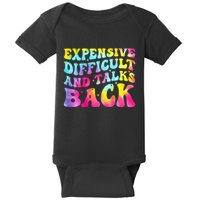 Expensive Difficult and Talks Back Groovy Mothers' Day Baby Bodysuit