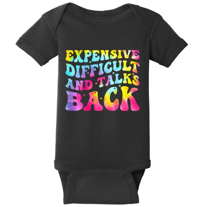 Expensive Difficult and Talks Back Groovy Mothers' Day Baby Bodysuit