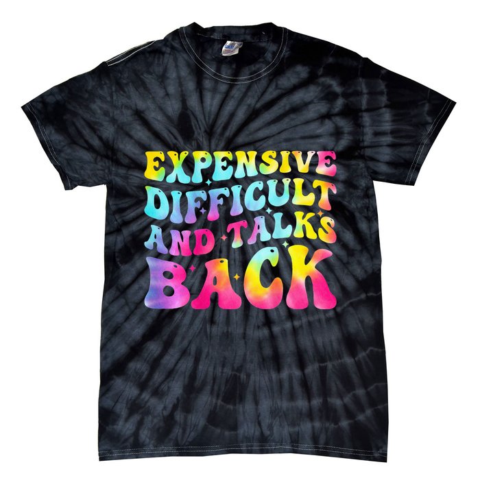 Expensive Difficult and Talks Back Groovy Mothers' Day Tie-Dye T-Shirt