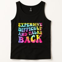 Expensive Difficult and Talks Back Groovy Mothers' Day Tank Top
