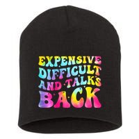 Expensive Difficult and Talks Back Groovy Mothers' Day Short Acrylic Beanie