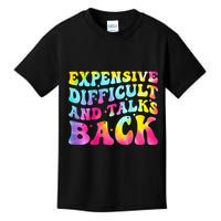 Expensive Difficult and Talks Back Groovy Mothers' Day Kids T-Shirt