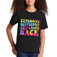Expensive Difficult and Talks Back Groovy Mothers' Day Kids T-Shirt