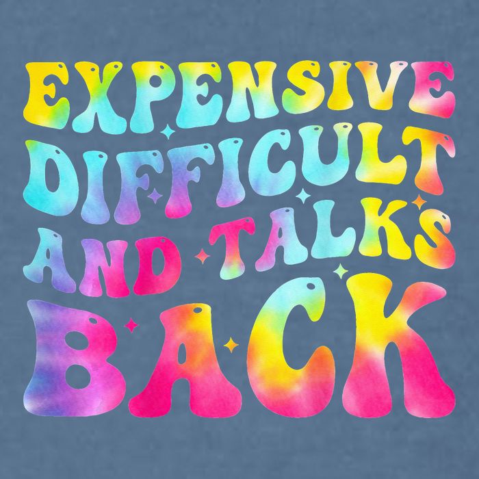 Expensive Difficult and Talks Back Groovy Mothers' Day Garment-Dyed Sweatshirt