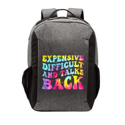 Expensive Difficult and Talks Back Groovy Mothers' Day Vector Backpack