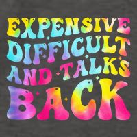 Expensive Difficult and Talks Back Groovy Mothers' Day Vector Backpack