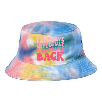 Expensive Difficult And Talks Back Mothers Day Mom Life Tie Dye Newport Bucket Hat