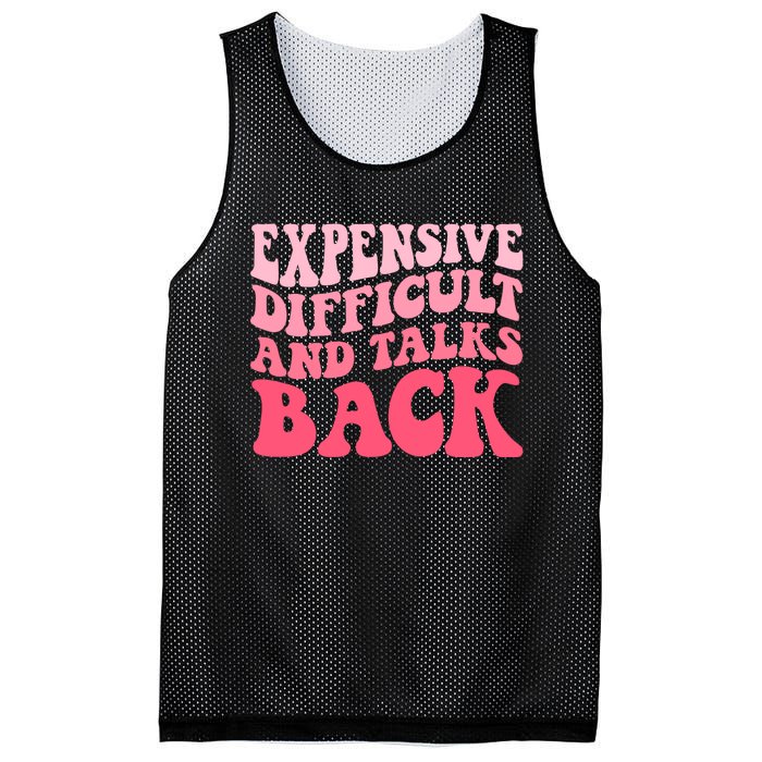 Expensive Difficult And Talks Back Mothers Day Mom Life Mesh Reversible Basketball Jersey Tank