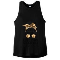 Expensive Difficult And Talks Back Messy Bun Ladies PosiCharge Tri-Blend Wicking Tank