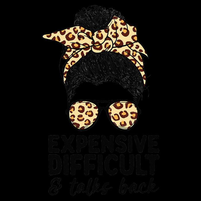 Expensive Difficult And Talks Back Messy Bun Backpack