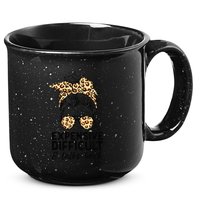 Expensive Difficult And Talks Back Messy Bun 15oz Campfire Ceramic Mug