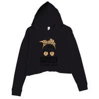 Expensive Difficult And Talks Back Messy Bun Crop Fleece Hoodie