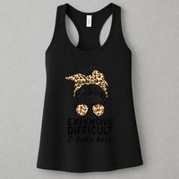 Expensive Difficult And Talks Back Messy Bun Womens Tank Top