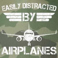 Easily Distracted By Airplanes Aviation Pilot Airplane Lover Legacy Tie Dye Trucker Hat